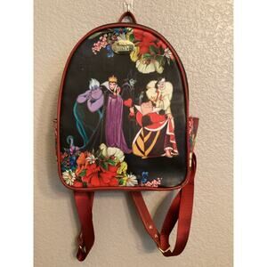 Disney Loungefly Villains Group Portrait Floral Backpack BoxLunch Exclusive